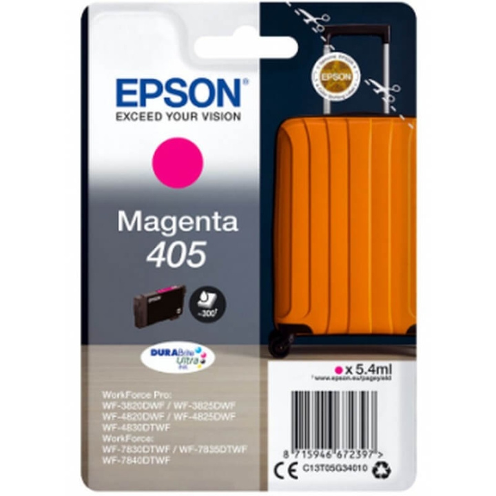 Ink C13T05G34010 405 Magenta, Suitcase in de groep COMPUTERS & RANDAPPARATUUR / Printers & Accessoires / Inkt & Toner / Inktpatronen / Epson bij TP E-commerce Nordic AB (C26711)