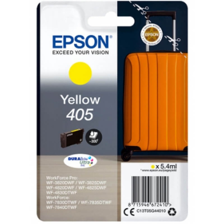 Ink C13T05G44010 405 Yellow, Suitcase in de groep COMPUTERS & RANDAPPARATUUR / Printers & Accessoires / Inkt & Toner / Inktpatronen / Epson bij TP E-commerce Nordic AB (C26712)