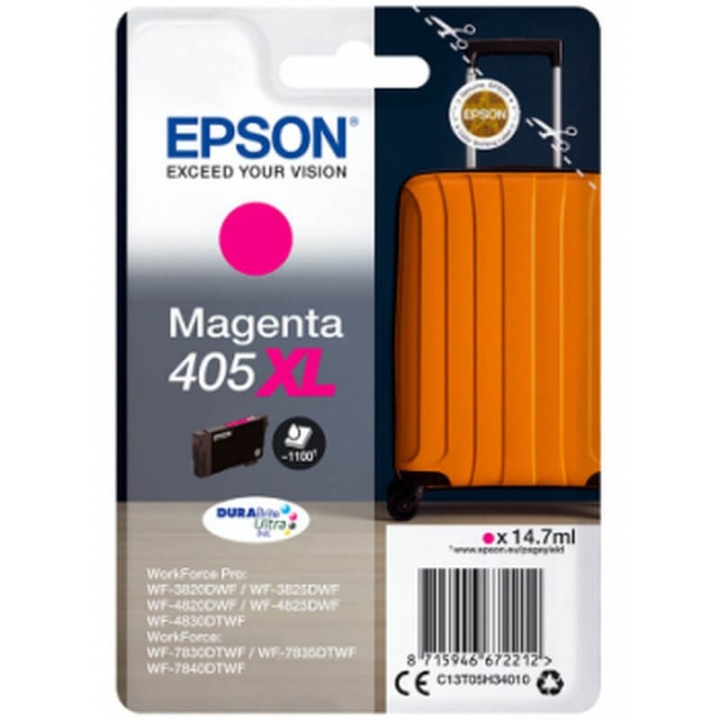 Ink C13T05H34010 405XL Magenta, Suitcase in de groep COMPUTERS & RANDAPPARATUUR / Printers & Accessoires / Inkt & Toner / Inktpatronen / Epson bij TP E-commerce Nordic AB (C26716)