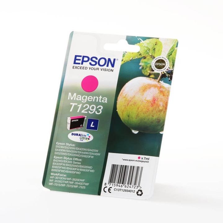 Ink C13T12934012 T1293 Magenta, Apple in de groep COMPUTERS & RANDAPPARATUUR / Printers & Accessoires / Inkt & Toner / Inktpatronen / Epson bij TP E-commerce Nordic AB (C26755)