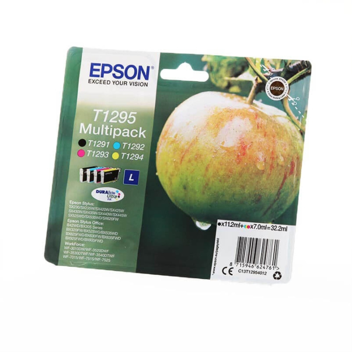 Ink C13T12954012 T1295 Multipack, Apple in de groep COMPUTERS & RANDAPPARATUUR / Printers & Accessoires / Inkt & Toner / Inktpatronen / Epson bij TP E-commerce Nordic AB (C26757)