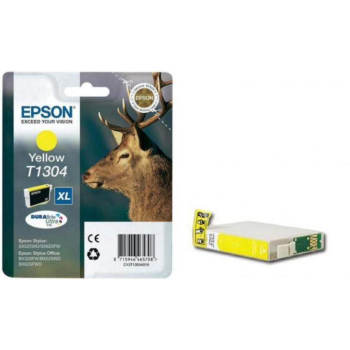 Ink C13T13044012 T1304 Yellow, Stag in de groep COMPUTERS & RANDAPPARATUUR / Printers & Accessoires / Inkt & Toner / Inktpatronen / Epson bij TP E-commerce Nordic AB (C26761)