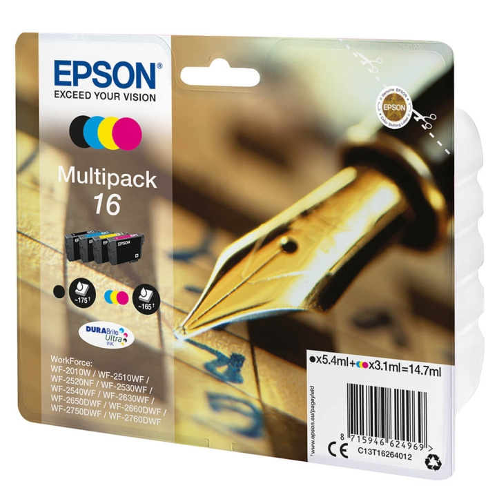 Ink C13T16264012 16 Multipack, Pen and Crossword in de groep COMPUTERS & RANDAPPARATUUR / Printers & Accessoires / Inkt & Toner / Inktpatronen / Epson bij TP E-commerce Nordic AB (C26767)