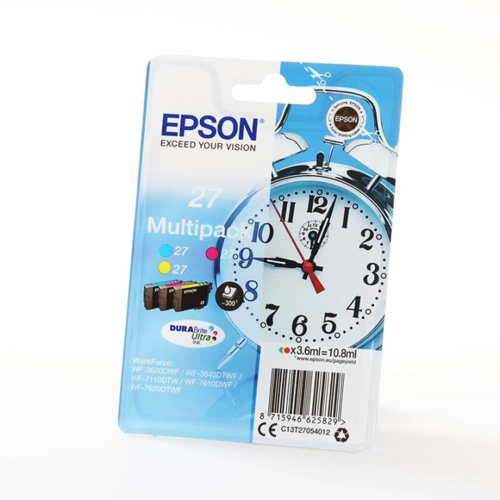 Ink C13T27054012 27 Multipack, Alarm Clock in de groep COMPUTERS & RANDAPPARATUUR / Printers & Accessoires / Inkt & Toner / Inktpatronen / Epson bij TP E-commerce Nordic AB (C26800)