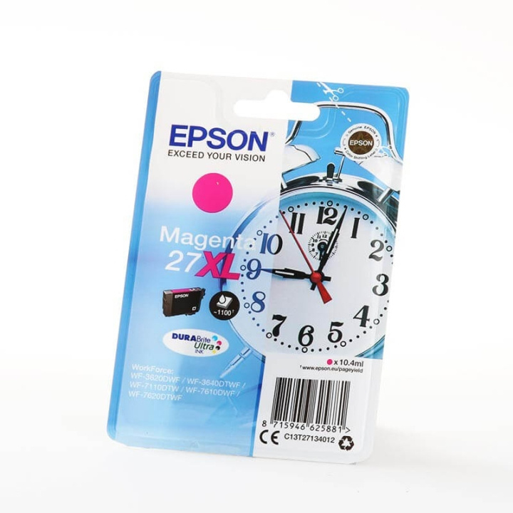 Ink C13T27134012 27XL Magenta, Alarm Clock in de groep COMPUTERS & RANDAPPARATUUR / Printers & Accessoires / Inkt & Toner / Inktpatronen / Epson bij TP E-commerce Nordic AB (C26803)