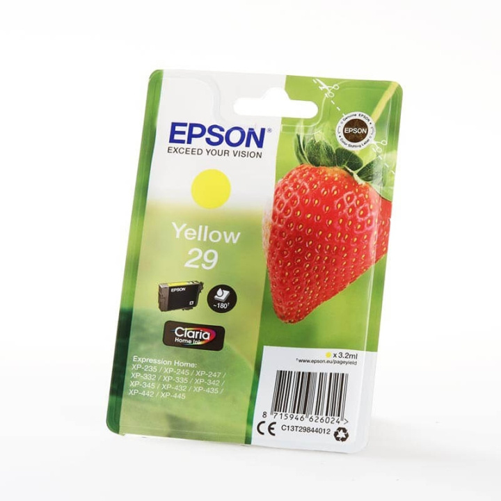 Ink C13T29844012 29 Yellow, Strawberry in de groep COMPUTERS & RANDAPPARATUUR / Printers & Accessoires / Inkt & Toner / Inktpatronen / Epson bij TP E-commerce Nordic AB (C26810)