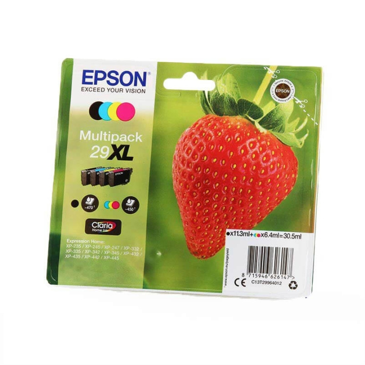 Ink C13T29964012 29XL Multipack, Strawberry in de groep COMPUTERS & RANDAPPARATUUR / Printers & Accessoires / Inkt & Toner / Inktpatronen / Epson bij TP E-commerce Nordic AB (C26816)