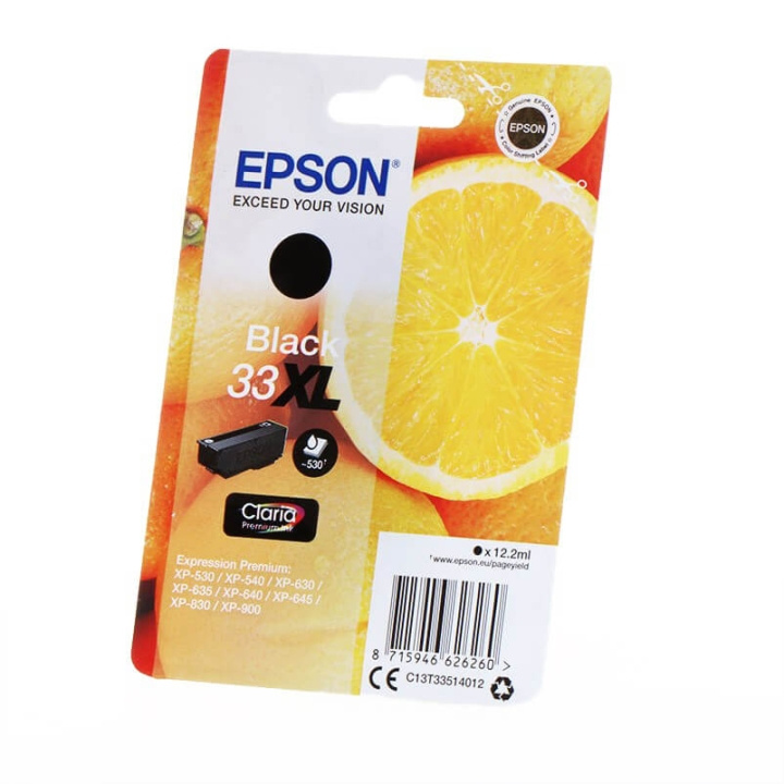 Ink C13T33514012 33XL Black, Oranges in de groep COMPUTERS & RANDAPPARATUUR / Printers & Accessoires / Inkt & Toner / Inktpatronen / Epson bij TP E-commerce Nordic AB (C26822)