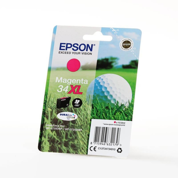 Ink C13T34734010 34XL Magenta, Golf Ball in de groep COMPUTERS & RANDAPPARATUUR / Printers & Accessoires / Inkt & Toner / Inktpatronen / Epson bij TP E-commerce Nordic AB (C26832)