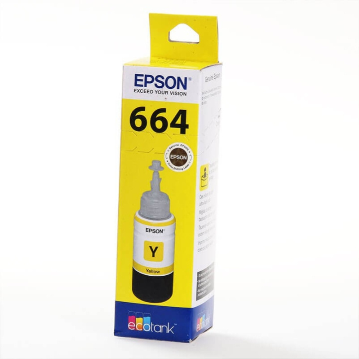 Ink C13T664440 664 Yellow Ecotank in de groep COMPUTERS & RANDAPPARATUUR / Printers & Accessoires / Inkt & Toner / Inktpatronen / Epson bij TP E-commerce Nordic AB (C26852)