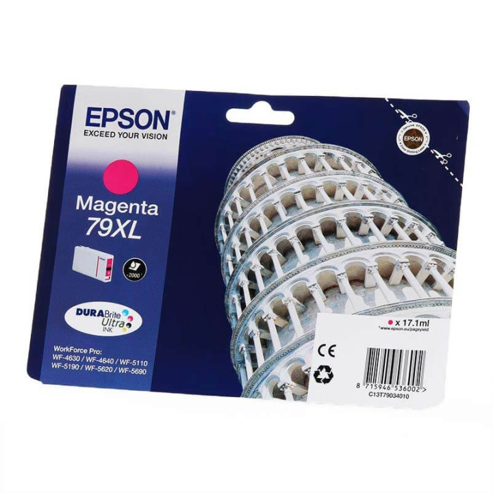 Ink C13T79034010 79XL Magenta, Tower of Pisa in de groep COMPUTERS & RANDAPPARATUUR / Printers & Accessoires / Inkt & Toner / Inktpatronen / Epson bij TP E-commerce Nordic AB (C26871)