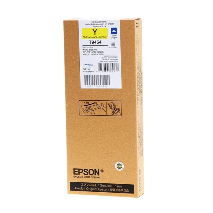 Ink C13T945440 T9454 XL Yellow in de groep COMPUTERS & RANDAPPARATUUR / Printers & Accessoires / Inkt & Toner / Inktpatronen / Epson bij TP E-commerce Nordic AB (C26887)