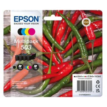 Ink C13T09Q64010 503 Multipack, Chili in de groep COMPUTERS & RANDAPPARATUUR / Printers & Accessoires / Inkt & Toner / Inktpatronen / Epson bij TP E-commerce Nordic AB (C26936)