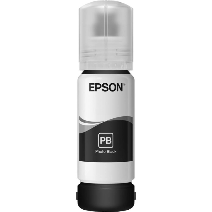  Ink C13T00R140 106 Photo Black Ecotank in de groep COMPUTERS & RANDAPPARATUUR / Printers & Accessoires / Inkt & Toner / Inktpatronen / Epson bij TP E-commerce Nordic AB (C26959)