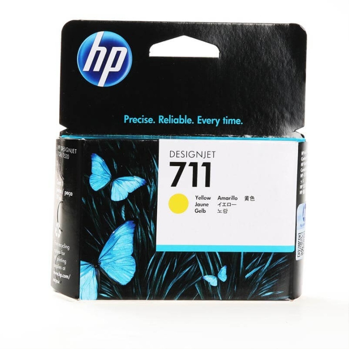 Ink CZ132A 711 Yellow 29ml in de groep COMPUTERS & RANDAPPARATUUR / Printers & Accessoires / Inkt & Toner / Toner / HP bij TP E-commerce Nordic AB (C26971)