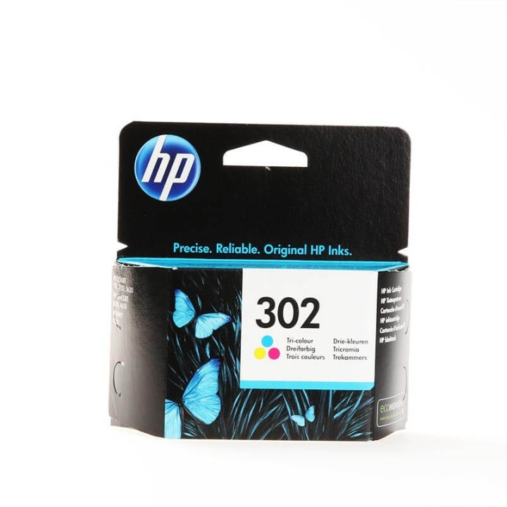 Ink F6U65AE 302 Tri-colour in de groep COMPUTERS & RANDAPPARATUUR / Printers & Accessoires / Inkt & Toner / Toner / HP bij TP E-commerce Nordic AB (C26989)