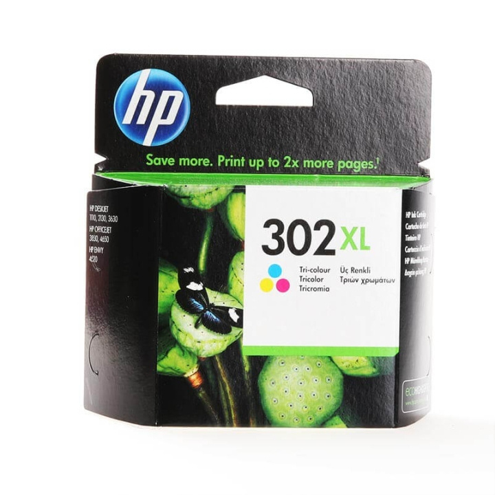 Ink F6U67AE 302XL Tri-colour in de groep COMPUTERS & RANDAPPARATUUR / Printers & Accessoires / Inkt & Toner / Toner / HP bij TP E-commerce Nordic AB (C26991)