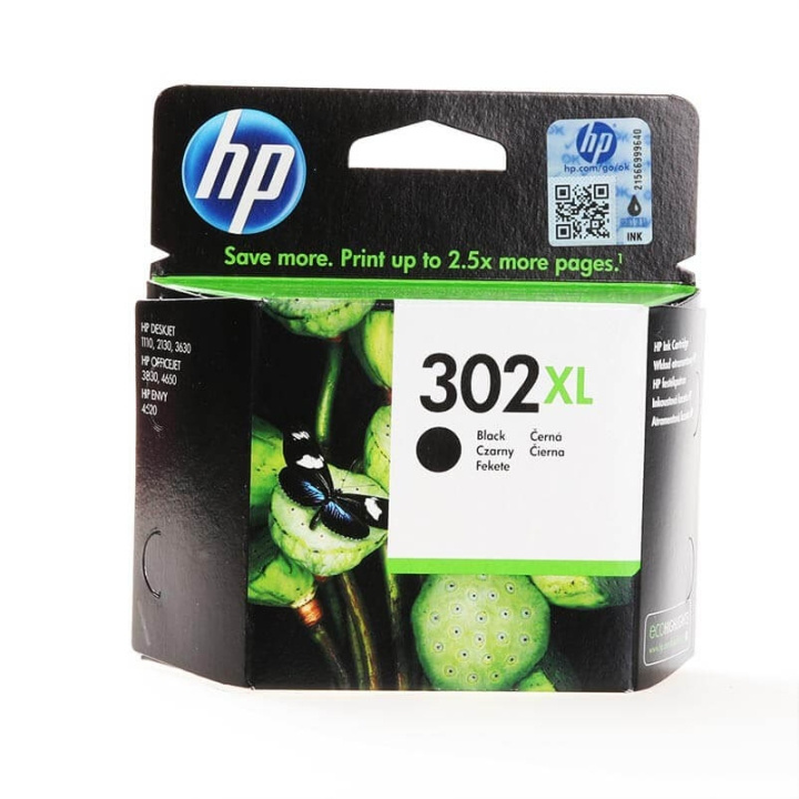 Ink F6U68AE 302XL Black in de groep COMPUTERS & RANDAPPARATUUR / Printers & Accessoires / Inkt & Toner / Toner / HP bij TP E-commerce Nordic AB (C26992)