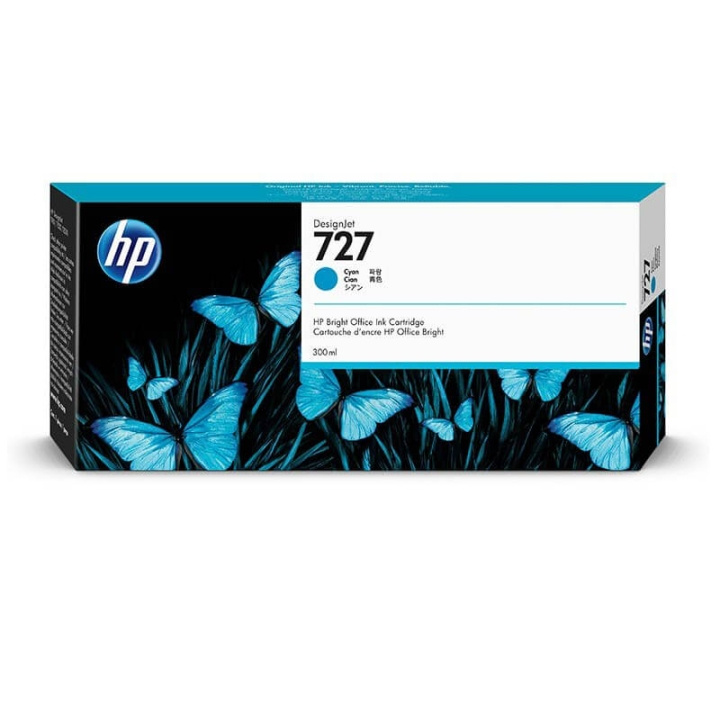 Ink F9J76A 727 Cyan 300ml in de groep COMPUTERS & RANDAPPARATUUR / Printers & Accessoires / Inkt & Toner / Toner / HP bij TP E-commerce Nordic AB (C26999)