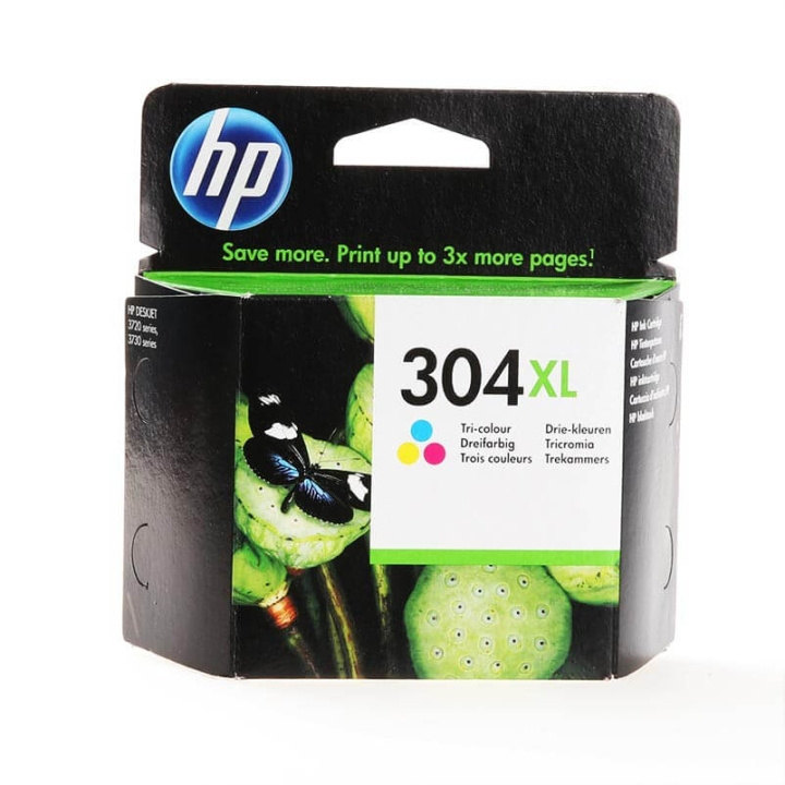 Ink N9K07AE 304XL Tri-colour in de groep COMPUTERS & RANDAPPARATUUR / Printers & Accessoires / Inkt & Toner / Toner / HP bij TP E-commerce Nordic AB (C27022)