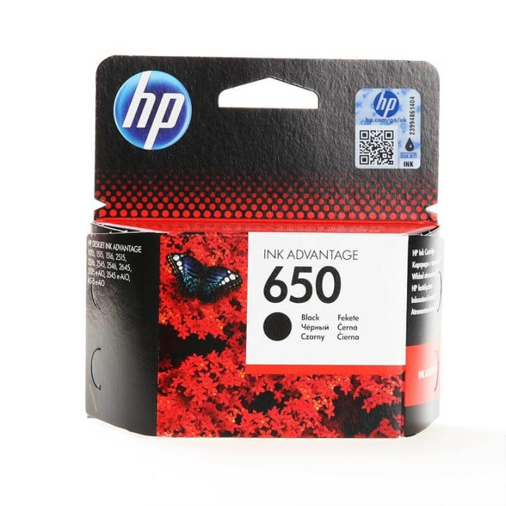 Ink CZ101AE 650 Black in de groep COMPUTERS & RANDAPPARATUUR / Printers & Accessoires / Inkt & Toner / Toner / HP bij TP E-commerce Nordic AB (C27056)