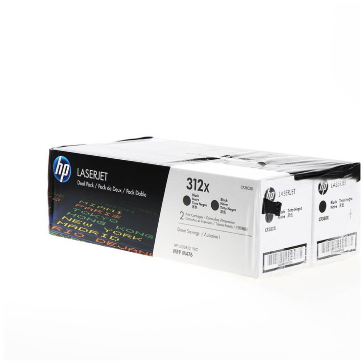 Toner CF380XD 312X Black 2-pack in de groep COMPUTERS & RANDAPPARATUUR / Printers & Accessoires / Inkt & Toner / Toner / HP bij TP E-commerce Nordic AB (C27070)