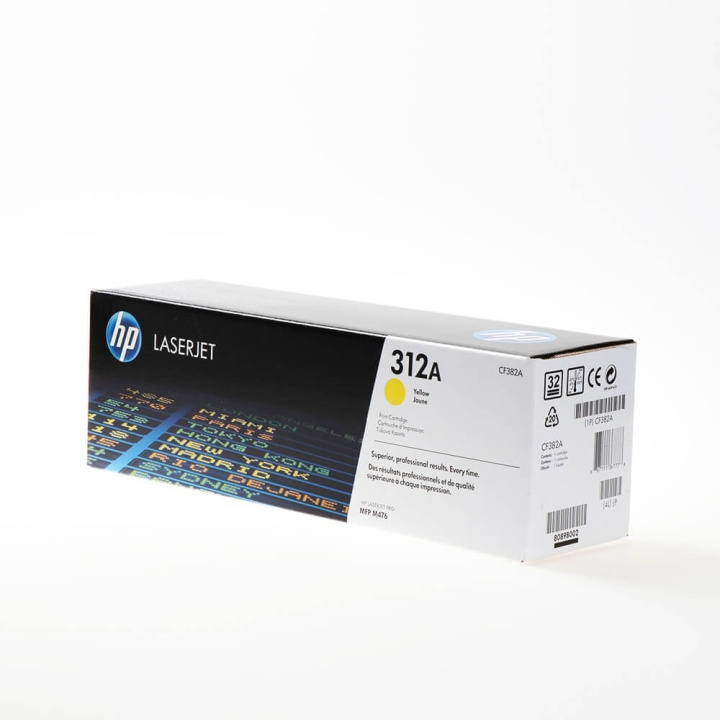 Toner CF382A 312A Yellow in de groep COMPUTERS & RANDAPPARATUUR / Printers & Accessoires / Inkt & Toner / Toner / HP bij TP E-commerce Nordic AB (C27072)