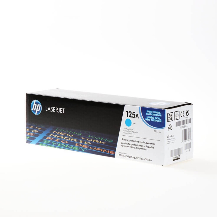 Toner CB541A 125A Cyan in de groep COMPUTERS & RANDAPPARATUUR / Printers & Accessoires / Inkt & Toner / Toner / HP bij TP E-commerce Nordic AB (C27090)