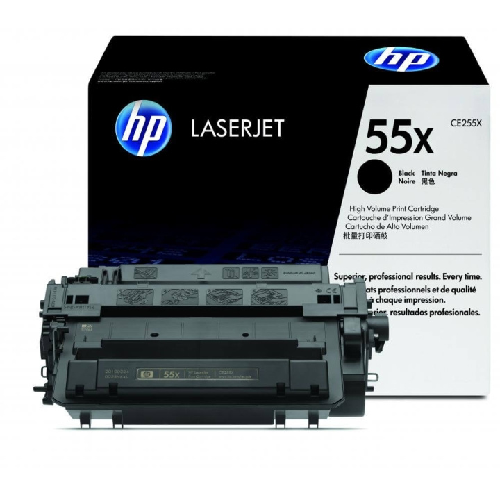 Toner CE255X 55X Black in de groep COMPUTERS & RANDAPPARATUUR / Printers & Accessoires / Inkt & Toner / Toner / HP bij TP E-commerce Nordic AB (C27107)