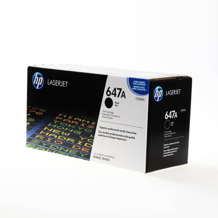 Toner CE260A 647A Black in de groep COMPUTERS & RANDAPPARATUUR / Printers & Accessoires / Inkt & Toner / Toner / HP bij TP E-commerce Nordic AB (C27110)