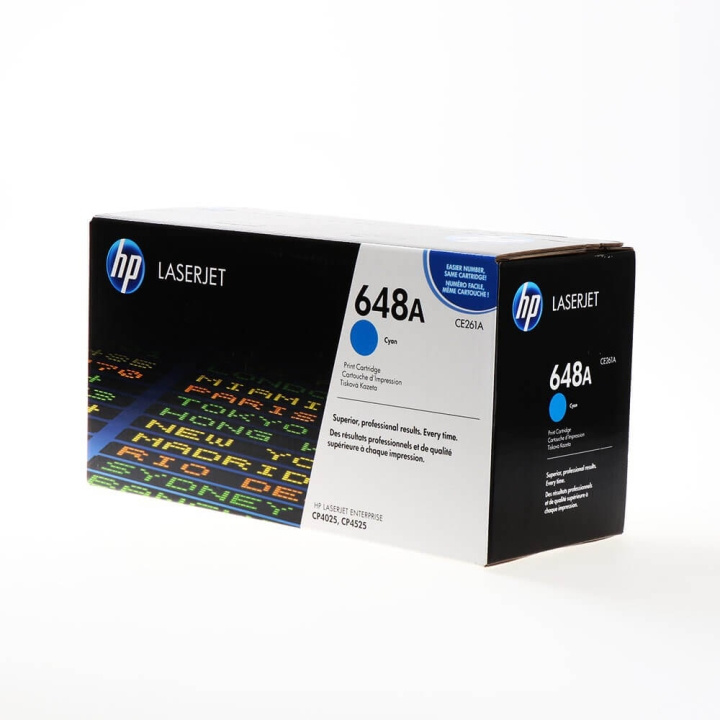 Toner CE261A 648A Cyan in de groep COMPUTERS & RANDAPPARATUUR / Printers & Accessoires / Inkt & Toner / Toner / HP bij TP E-commerce Nordic AB (C27111)