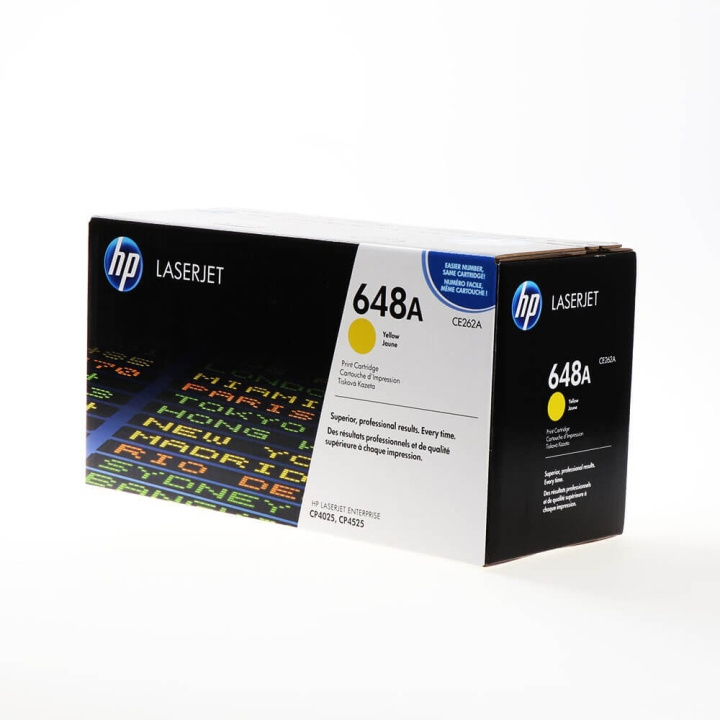 Toner CE262A 648A Yellow in de groep COMPUTERS & RANDAPPARATUUR / Printers & Accessoires / Inkt & Toner / Toner / HP bij TP E-commerce Nordic AB (C27112)