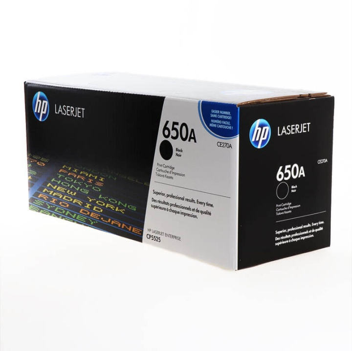 Toner CE270A 650A Black in de groep COMPUTERS & RANDAPPARATUUR / Printers & Accessoires / Inkt & Toner / Toner / HP bij TP E-commerce Nordic AB (C27115)