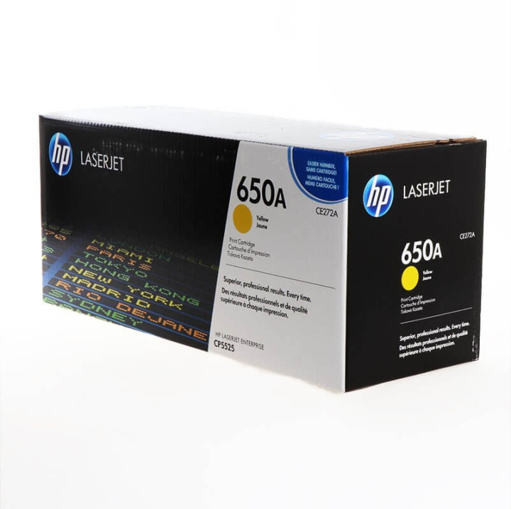 Toner CE272A 650A Yellow in de groep COMPUTERS & RANDAPPARATUUR / Printers & Accessoires / Inkt & Toner / Toner / HP bij TP E-commerce Nordic AB (C27117)