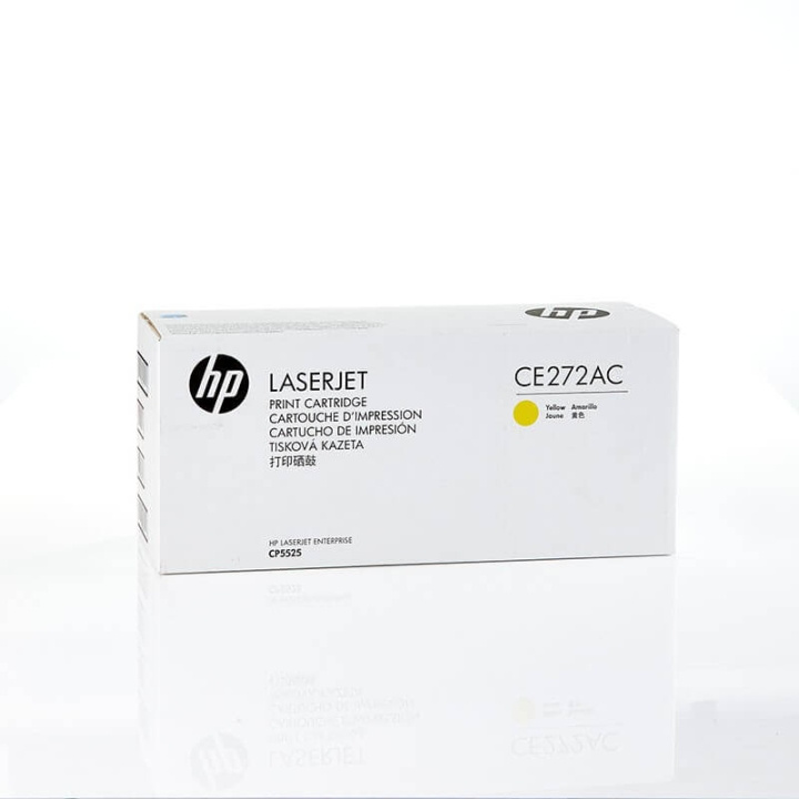 Toner CE272AC 650A Yellow, Contract in de groep COMPUTERS & RANDAPPARATUUR / Printers & Accessoires / Inkt & Toner / Toner / HP bij TP E-commerce Nordic AB (C27118)