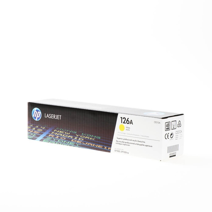 Toner CE312A 126A Yellow in de groep COMPUTERS & RANDAPPARATUUR / Printers & Accessoires / Inkt & Toner / Toner / HP bij TP E-commerce Nordic AB (C27128)