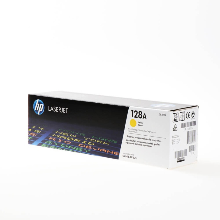 Toner CE322A 128A Yellow in de groep COMPUTERS & RANDAPPARATUUR / Printers & Accessoires / Inkt & Toner / Toner / HP bij TP E-commerce Nordic AB (C27133)