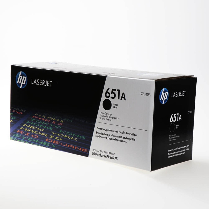 Toner CE340A 651A Black in de groep COMPUTERS & RANDAPPARATUUR / Printers & Accessoires / Inkt & Toner / Toner / HP bij TP E-commerce Nordic AB (C27135)