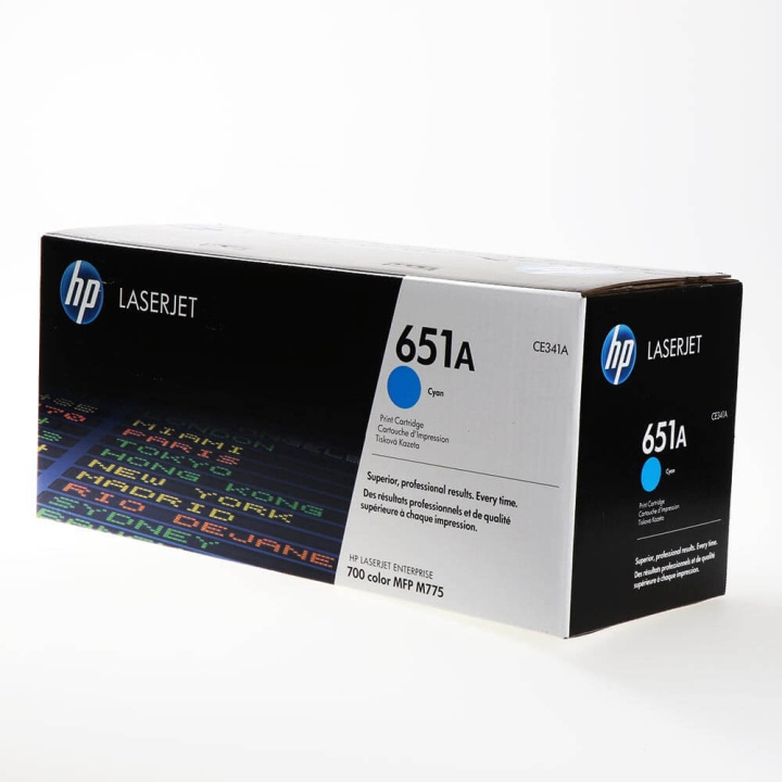 Toner CE341A 651A Cyan in de groep COMPUTERS & RANDAPPARATUUR / Printers & Accessoires / Inkt & Toner / Toner / HP bij TP E-commerce Nordic AB (C27136)