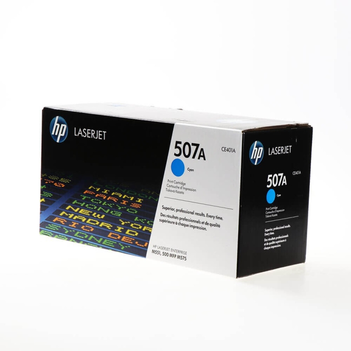 Toner CE401A 507A Cyan in de groep COMPUTERS & RANDAPPARATUUR / Printers & Accessoires / Inkt & Toner / Toner / HP bij TP E-commerce Nordic AB (C27146)