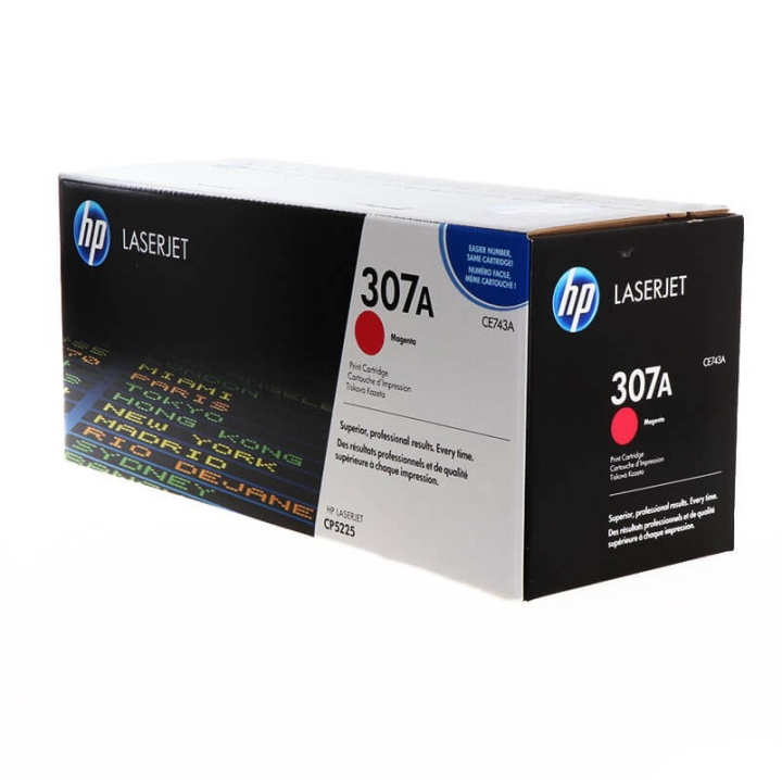 Toner CE743A 307A Magenta in de groep COMPUTERS & RANDAPPARATUUR / Printers & Accessoires / Inkt & Toner / Toner / HP bij TP E-commerce Nordic AB (C27163)