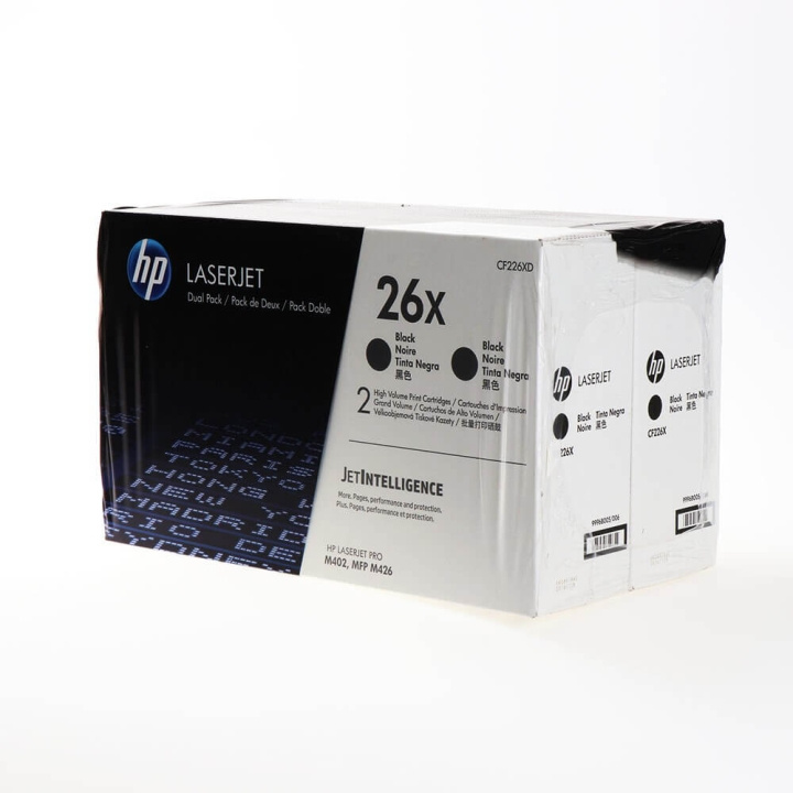 Toner CF226XD 26X Black, 2-pack in de groep COMPUTERS & RANDAPPARATUUR / Printers & Accessoires / Inkt & Toner / Toner / HP bij TP E-commerce Nordic AB (C27177)