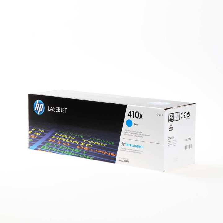 Toner CF411X 410X Cyan in de groep COMPUTERS & RANDAPPARATUUR / Printers & Accessoires / Inkt & Toner / Toner / HP bij TP E-commerce Nordic AB (C27257)