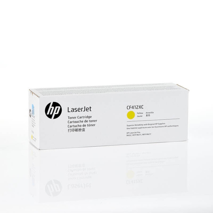 Toner CF412XC 410X Yellow, Contract in de groep COMPUTERS & RANDAPPARATUUR / Printers & Accessoires / Inkt & Toner / Toner / HP bij TP E-commerce Nordic AB (C27261)