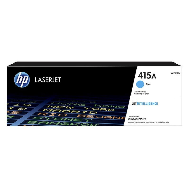 Toner W2031A 415A Cyan in de groep COMPUTERS & RANDAPPARATUUR / Printers & Accessoires / Inkt & Toner / Toner / HP bij TP E-commerce Nordic AB (C27321)