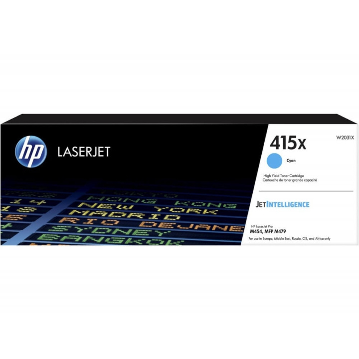 Toner W2031X 415X Cyan in de groep COMPUTERS & RANDAPPARATUUR / Printers & Accessoires / Inkt & Toner / Toner / HP bij TP E-commerce Nordic AB (C27322)