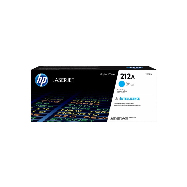 Toner W2121A 212A Cyan in de groep COMPUTERS & RANDAPPARATUUR / Printers & Accessoires / Inkt & Toner / Toner / HP bij TP E-commerce Nordic AB (C27335)