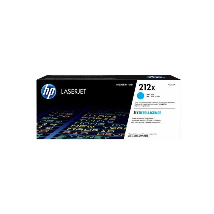 Toner W2121X 212X Cyan in de groep COMPUTERS & RANDAPPARATUUR / Printers & Accessoires / Inkt & Toner / Toner / HP bij TP E-commerce Nordic AB (C27336)