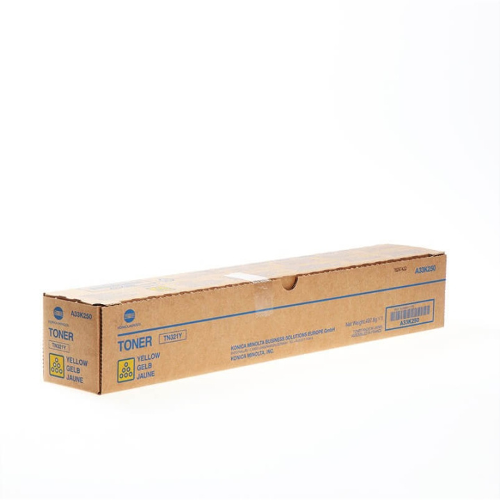 Toner A33K250 TN321 Yellow in de groep COMPUTERS & RANDAPPARATUUR / Printers & Accessoires / Inkt & Toner / Toner / Konica Minolta bij TP E-commerce Nordic AB (C27480)