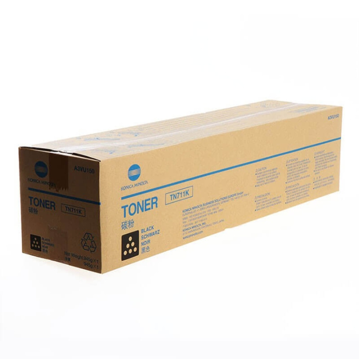 Toner A3VU150 TN711 Black in de groep COMPUTERS & RANDAPPARATUUR / Printers & Accessoires / Inkt & Toner / Toner / Konica Minolta bij TP E-commerce Nordic AB (C27483)